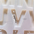 Alphabet Keychain Metal Sticker - 3 Name